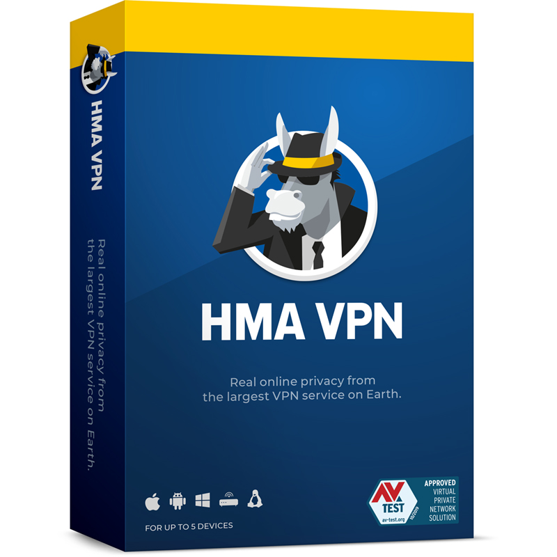 Kup HMA! Pro VPN HideMyAss 5 stanowisk / 3lata