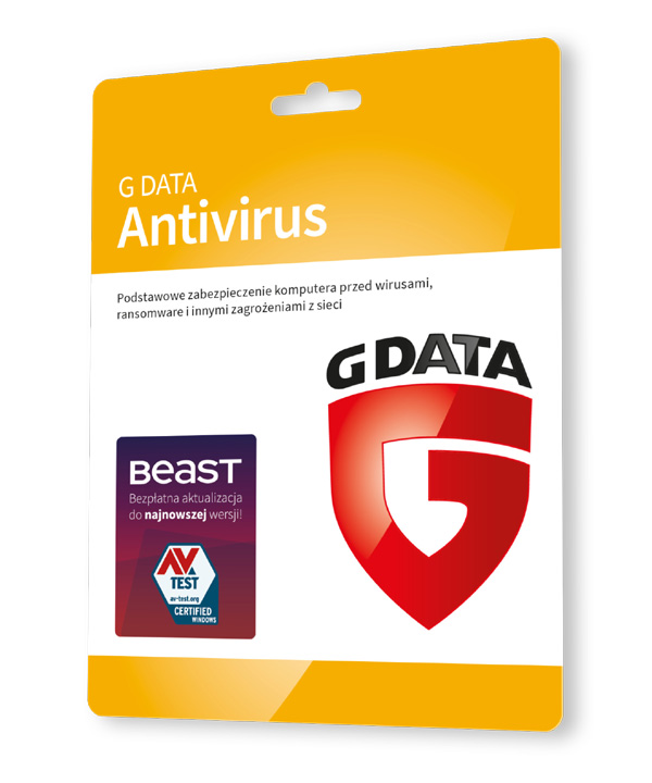Kup G Data AntiVirus 1PC/2Lata