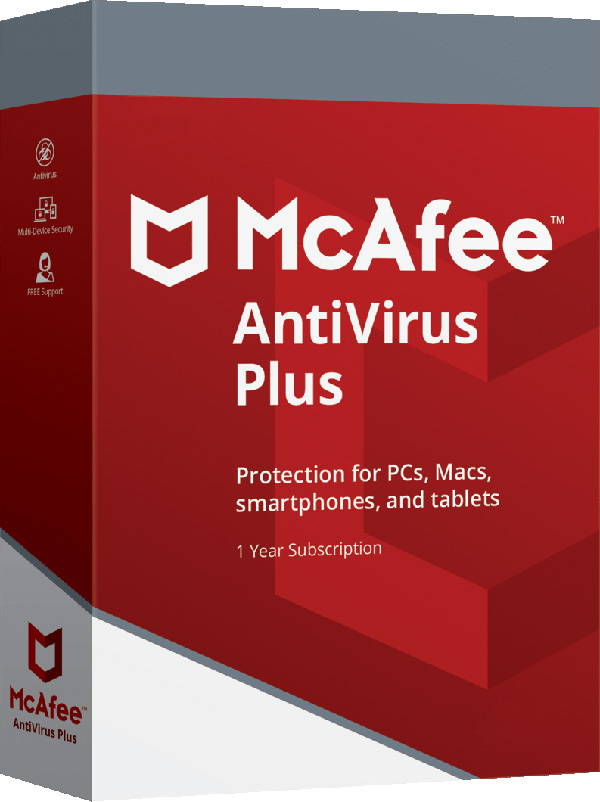 Kup McAfee AntiVirus PLUS 3PC / 1Rok