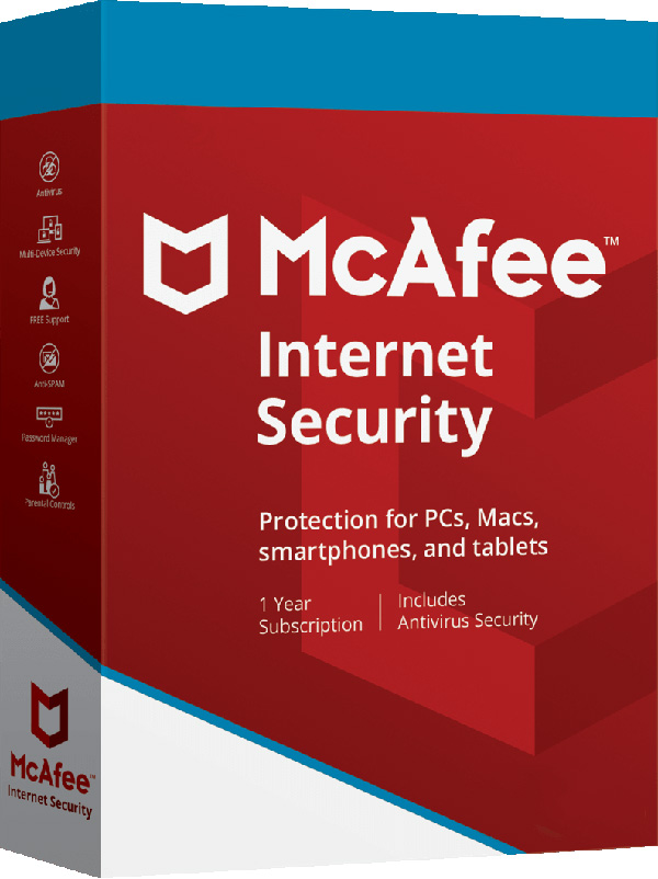 Kup McAfee Internet Security 1PC /1Rok
