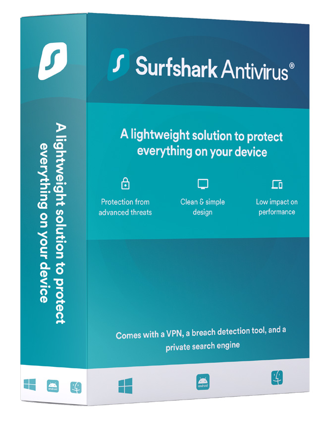 Kup Surfshark One Antivirus 5 stanowisk + VPN bez limitu urządzeń / 12 miesięcy